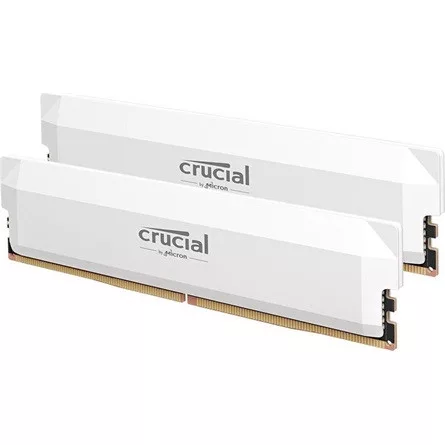 Crucial Pro Overclocking 32GB Kit (2x16GB) DDR5-6000 UDIMM CL36 White (16Gbit)