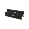 Crucial Pro OC 32GB Kit (2X16GB) DDR5-6400 UDIMM CL38 Black