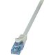 LogiLink RJ45 CAT6A 10Gb UTP M/M adatkábel 1.5m szürke