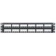 Panduit 48 portos UTP, FTP patchpanel (üres, Mini-Com modulokat fogad)