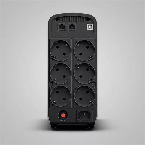 CYBERPOWER UPS, gaming, CP900EPFCLCD (6 aljzat) 900VA 540W, 230V szünetmentes tápegység +2 USB LINE-INTERAKTÍV, AVR