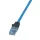 LogiLink Premium RJ45 CAT6A U/UTP -> RJ45 CAT6A U/UTP M/M adatkábel 20m kék