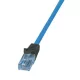 LogiLink Premium RJ45 CAT6A U/UTP -> RJ45 CAT6A U/UTP M/M adatkábel 20m kék