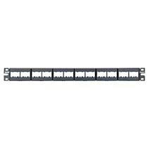 Panduit 24 portos UTP patch panel (üres, Mini-Com modulokat fogad)