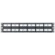 Panduit 48 portos UTP patch panel (üres, Mini-Com modulokat fogad)