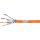 LogiLink PrimeLine AWG23 CAT7 S/FTP adatkábel 100m narancssárga fali 