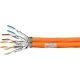 LogiLink PrimeLine AWG23 duplex CAT7 S/FTP adatkábel 100m narancssárga fali 