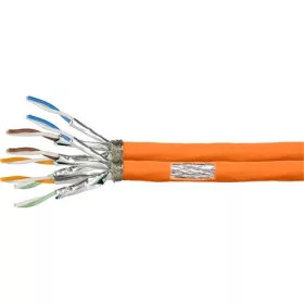   LogiLink PrimeLine CU duplex CAT7 S/FTP adatkábel 50m narancssárga fali