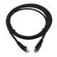 LogiLink RJ45 CAT6 SFTP M/M adatkábel 1m AWG27 fekete