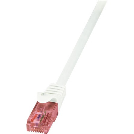 LogiLink PrimeLine RJ45 CAT6 U/UTP -> RJ45 CAT6 U/UTP M/M adatkábel 1.5m fehér