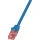 LogiLink PrimeLine RJ45 CAT6 U/UTP -> RJ45 CAT6 U/UTP M/M adatkábel 1.5m kék