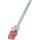 LogiLink PrimeLine RJ45 CAT6 U/UTP -> RJ45 CAT6 U/UTP M/M adatkábel 20m szürke