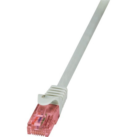 LogiLink PrimeLine RJ45 CAT6 U/UTP -> RJ45 CAT6 U/UTP M/M adatkábel 20m szürke