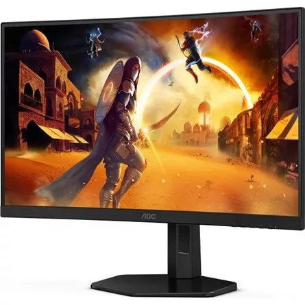 AOC Ívelt Gaming 180Hz monitor 27" CQ27G4X, 2560x1440, 16:9, 300cd/m2, 1ms, 2xHDMI/DisplayPort, áll. mag.