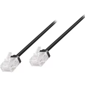 Logilink Cat.6A Slim High-Flex patch kábel fekete 1,00 m