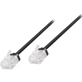 Logilink Cat.6A Slim High-Flex patch kábel fekete 3,00 m