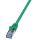 LogiLink CQ3065S Cat6A S/FTP lapos patch kábel - Zöld - 3m