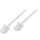 Logilink Cat.6A Slim High-Flex patch kábel fehér 10 m