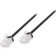 Logilink Cat.6A Slim High-Flex patch kábel fekete 15 m