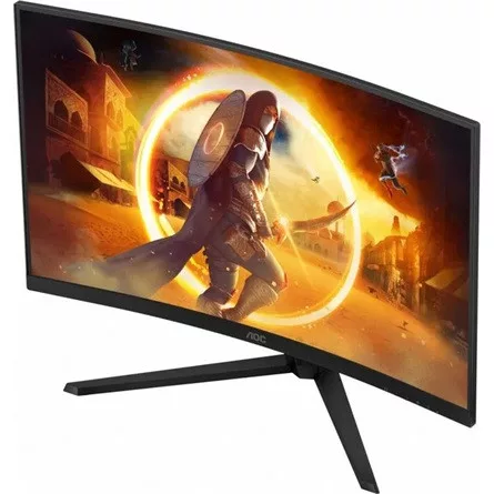 AOC Ívelt Gaming 180Hz monitor 31,5" CQ32G4VE, 2560x1440, 16:9, 300cd/m2, 1ms, 2xHDMI/DisplayPort, HDR10