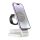 HOCO iPhone 8 4.7 HOCO CQ3 asztali töltőállvány 3in1 15W, Apple Watch töltő, FEHÉR