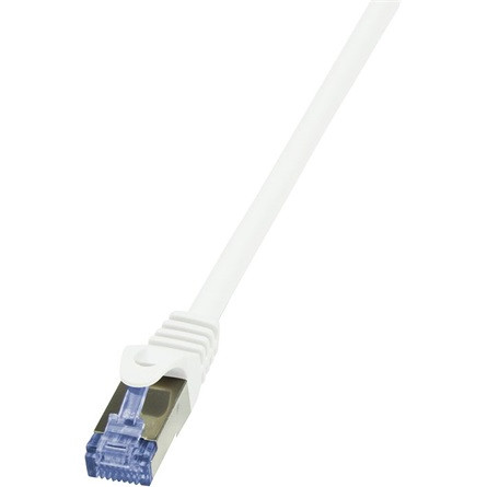 LogiLink PrimeLine RJ45 CAT7 S/FTP -> RJ45 CAT7 S/FTP M/M adatkábel 0.25m fehér