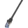 LogiLink PrimeLine RJ45 CAT7 S/FTP -> RJ45 CAT7 S/FTP M/M adatkábel 0.25m fekete