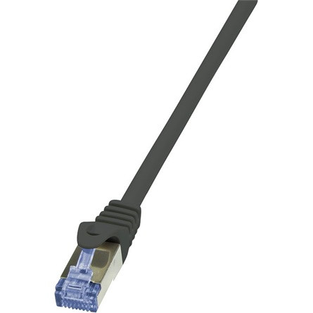 LogiLink PrimeLine RJ45 CAT7 S/FTP -> RJ45 CAT7 S/FTP M/M adatkábel 0.5m fekete