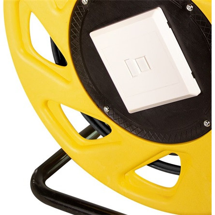 LogiLink Mobil RJ45 CAT7 S/FTP -> RJ45 CAT7 S/FTP F/F adatkábel 60m fekete TPE