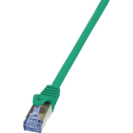 LogiLink GHMT certified RJ45 CAT6A S/FTP -> RJ45 CAT6A S/FTP M/M adatkábel 1m zöld