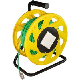   LogiLink Mobil RJ45 CAT7 S/FTP -> RJ45 CAT7 S/FTP F/F adatkábel 60m zöld PUR