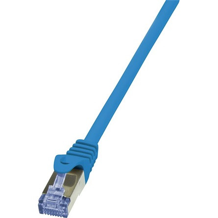 LogiLink GHMT certified RJ45 CAT6A S/FTP -> RJ45 CAT6A S/FTP M/M adatkábel 10m kék