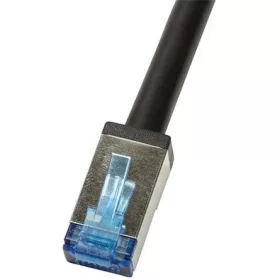   LogiLink kültéri RJ45 CAT6A S/FTP -> RJ45 CAT6A S/FTP M/M adatkábel 0.5m fekete
