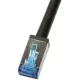 LogiLink kültéri RJ45 CAT6A S/FTP -> RJ45 CAT6A S/FTP M/M adatkábel 0.5m fekete