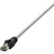 LogiLink PrimeLine RJ45 CAT8.1 S/FTP -> RJ45 CAT8.1 S/FTP M/M adatkábel 1.5m szürke