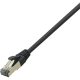 LogiLink PrimeLine RJ45 CAT8.1 S/FTP -> RJ45 CAT8.1 S/FTP M/M adatkábel 5m fekete