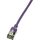 LogiLink SlimLine RJ45 CAT6A U/FTP -> RJ45 CAT6A U/FTP M/M adatkábel 0.3m lila