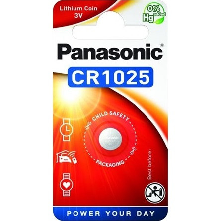 Panasonic CR1025 3V lítium gombelem 1db