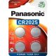 Panasonic CR2025 3V lítium gombelem 4db