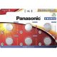 Panasonic gomb (CR2032) Li elem 6db