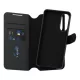 PANZERGLASS Samsung S25 Edge PANZERGLASS CARE TANGO TWO-IN-ONE tok álló, bőr hatású FLIP, kivehető telefonvédő, FEKETE