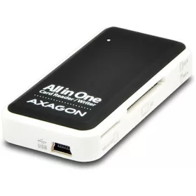   Axagon CRE-X1 USB2.0 SD, microSD, MS, CF, XD kártyaolvasó fekete-fehér