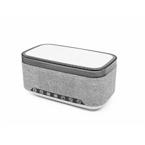 DENVER ENT Denver CRQ-225 Rádiós ébresztőóra Bluetooth funkcióval és vezeték nélküli töltéssel - Szürke