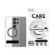 PANZERGLASS Samsung S25 Ultra PANZERGLASS CARE KICKSTAND CASE szilikon telefonvédő ütésállóság, kitámasztó, FEKETE