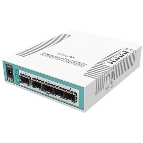 MikroTik RouterBOARD Cloud Router Switch CRS106-1C-5S - Switch - smart - 5 x Gigabit SFP + 1 x combo Gigabit SFP - desktop - PoEThe Cloud Router Switch 106-1C-5S is a desktop size smart switch...