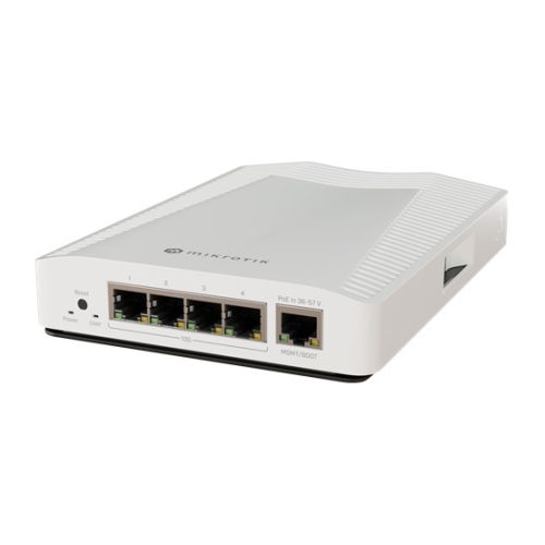 MikroTik CRS304-4XG-IN asztali switch, 4x10Gbit RJ45 port