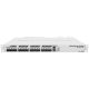 MIKROTIK Cloud Router Switch 317-1G-16S+RM with 800MHz CPU, 1GB RAM, 1xGigabit LAN, 16xSFP+ cages, RouterOS L6 or SwitchOS (dual boot), passive cooling 1U rackmount enclosure, Dual redundant PSU