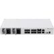 MikroTik CRS510-8XS-2XQ-IN rackbe szerelhető switch, 2x100Gbit QSFP28, 8x25Gbit SFP28 port, redundáns táp