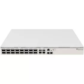   MikroTik CRS520-4XS-16XQ-RM rackbe szerelhető switch, 16x100Gbit QSFP28, 4x25Gbit SFP28 port, redundáns táp