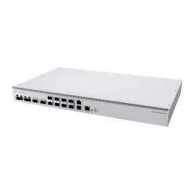   MikroTik CRS812 DDQ  rackbe szerelhető switch, 8× 50G SFP56, 2× 200G QSFP56, 2× 400G QSFP56-DD, 2× 10G Ethernet
